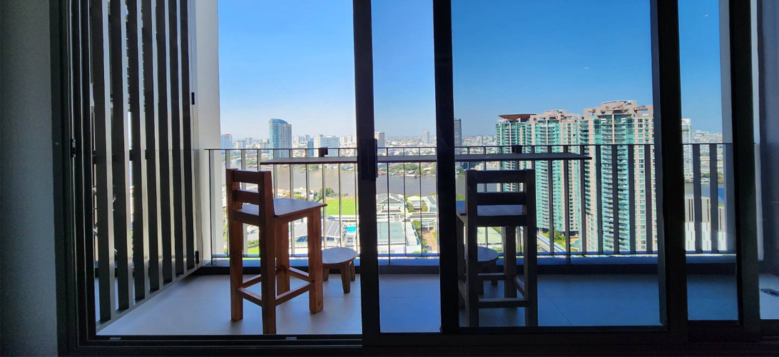ขาย คอนโด Condo fully furnished ชั้น 34 วิวแม่น้ำเจ้าพระยา เฟอร์นิเจอร์ครบ Rhythm Charoenkrung Pavillion